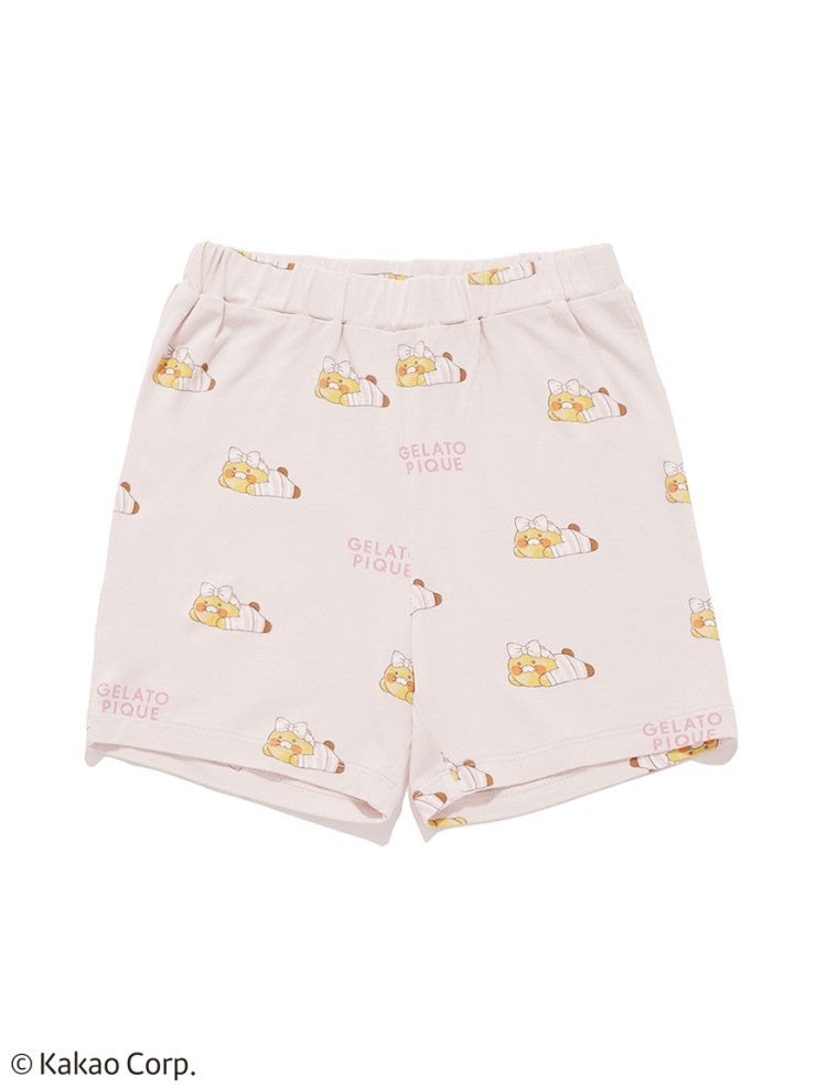 [KAKAO FRIENDS] kakao friends x gelato pique kids ryan & choonsik short-sleeve & shorts set