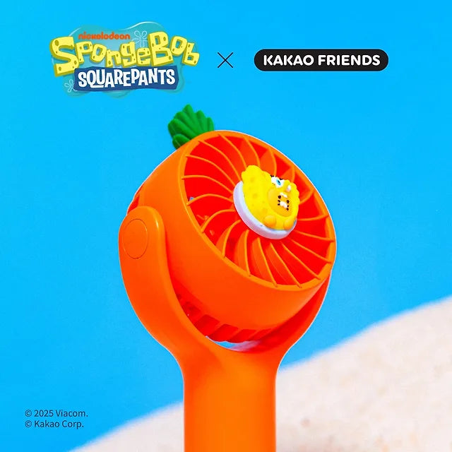 [Kakao Friends]SpongeBob x Kakao Friends Mini Fan_Chunsik