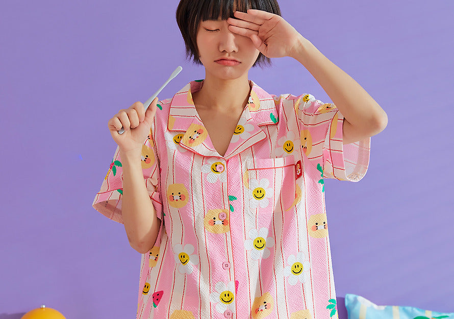 Wiggle Wiggle x Kakao Friends Cooling Pajama Set Women_ Chunsik Edition