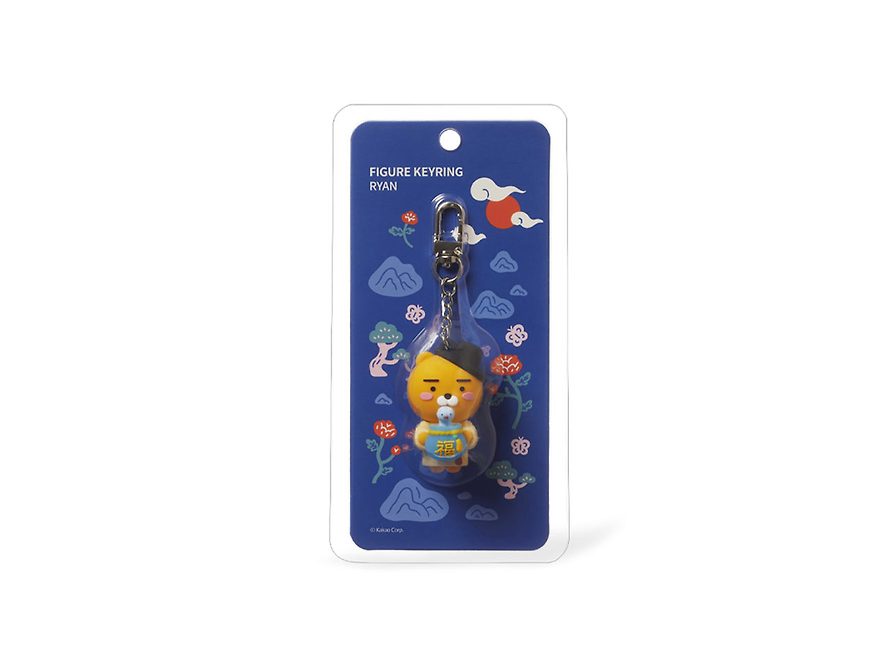 [KAKAO FRIENDS] blue snake lucky pouch led keyring
