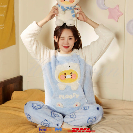 [KAKAO FRIENDS] Floofy Friends Pajama for Women OFFICIAL MD