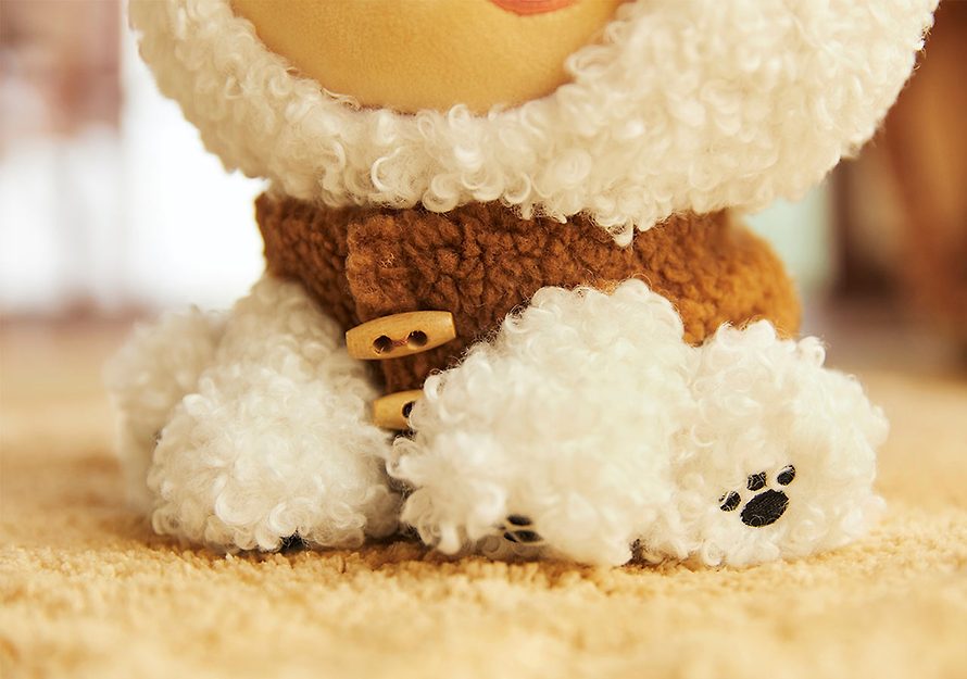 [KAKAO FRIENDS] Floofy Friends Bichon medium-sized doll OFFICIAL MD