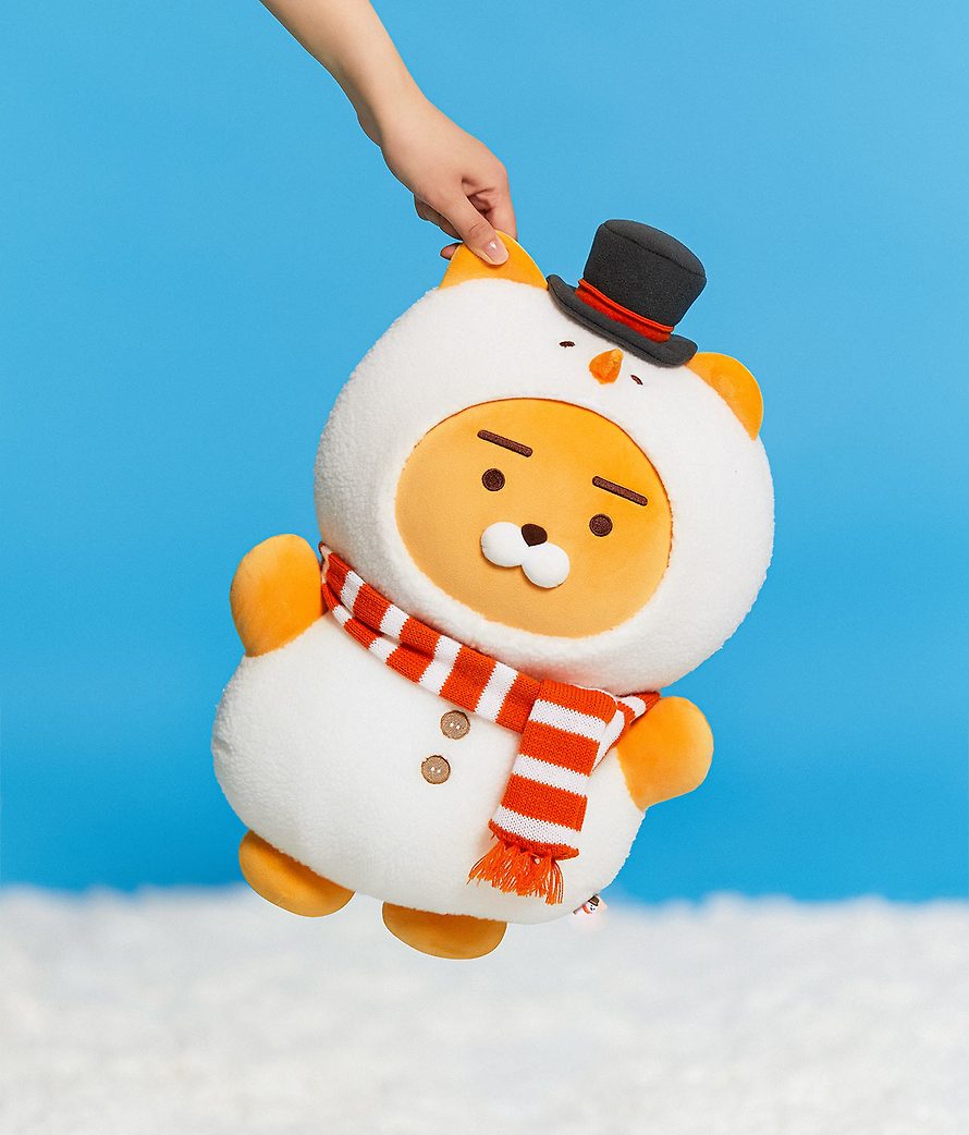 [KAKAO FRIENDS] Snowman doll Ryan OFFICIAL MD