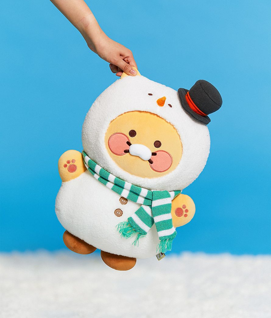 [KAKAO FRIENDS] Snowman doll Chunsik OFFICIAL MD