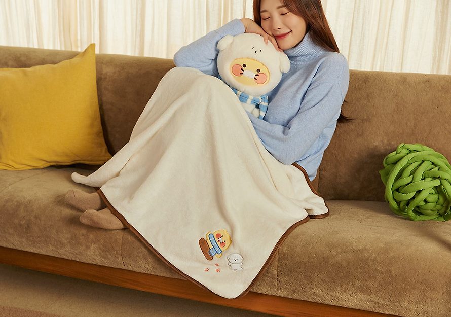 [KAKAO FRIENDS] Floofy Friends Doll blanket OFFICIAL MD