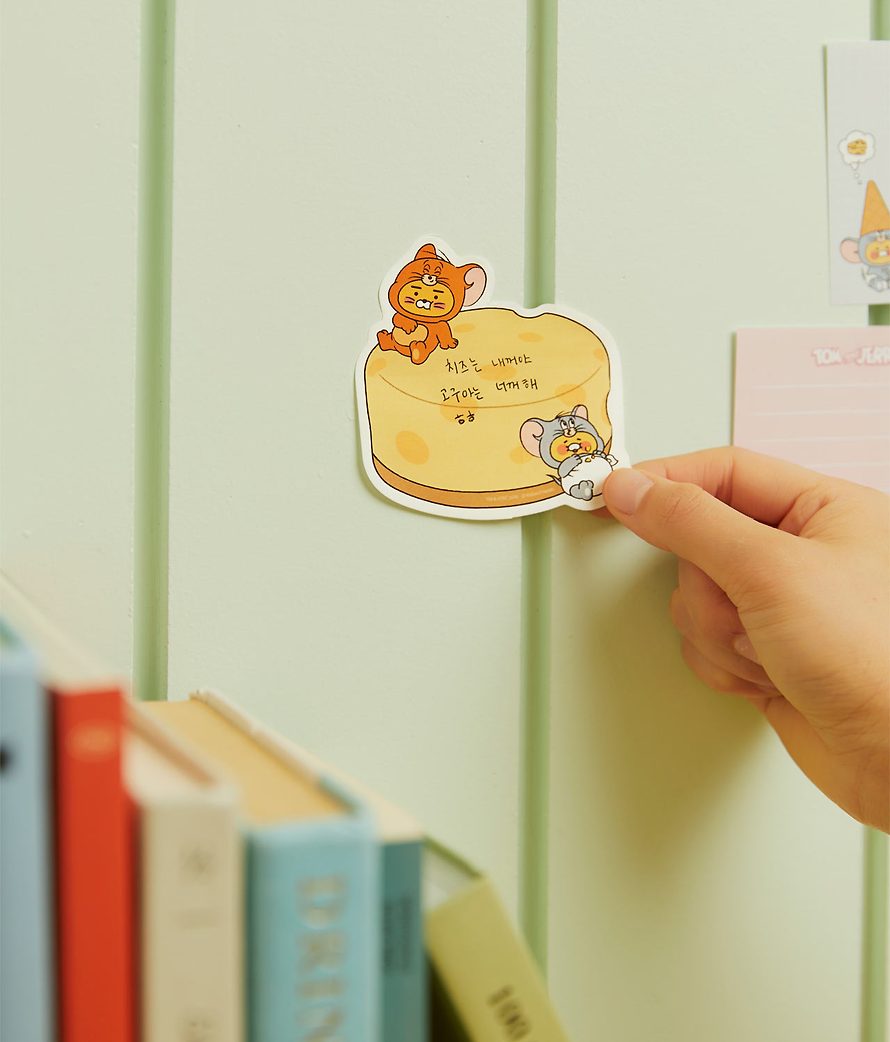 [KAKAO FRIENDS] Tom and Jerry X Kakao Friends Adhesive Memo OFFICIAL MD