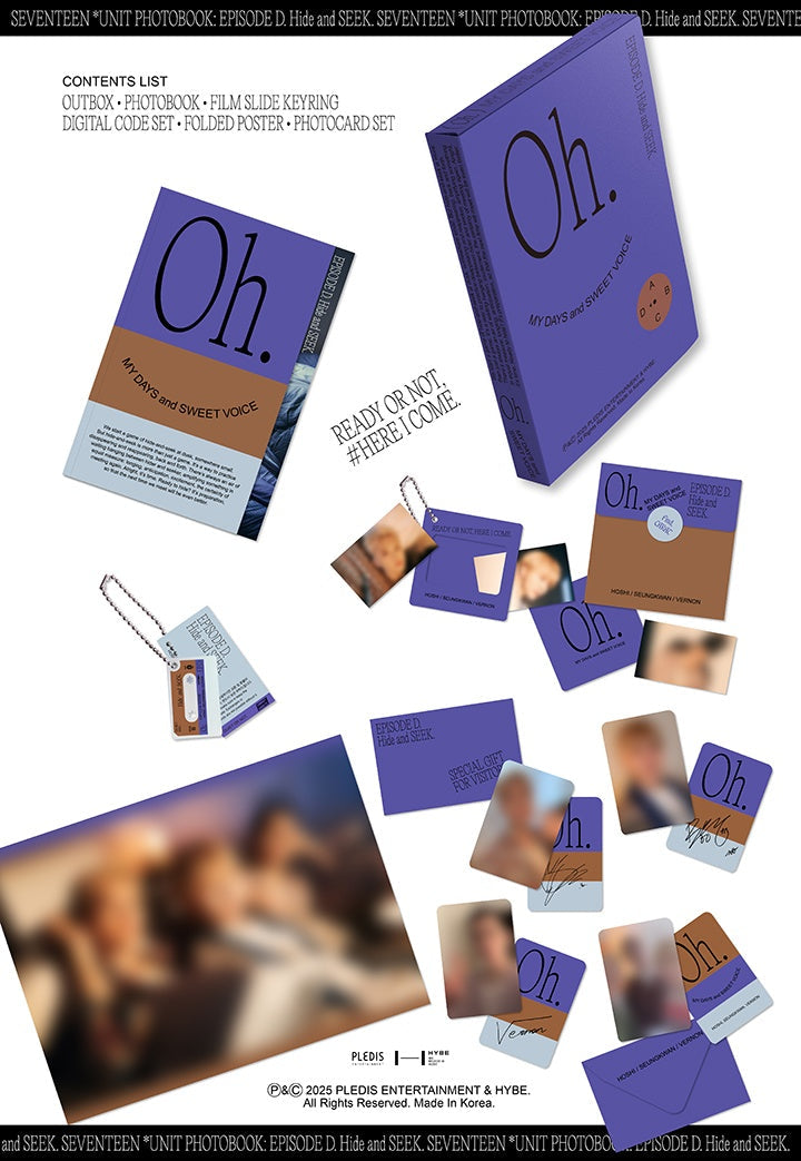 [SEVENTEEN]UNIT PHOTOBOOK ?˜EPISODE C,D' SET