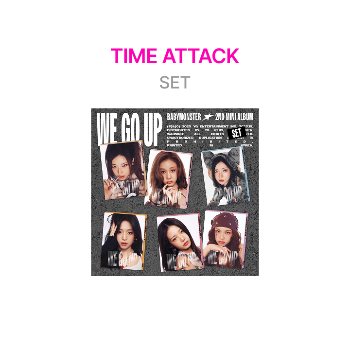 [BABYMONSTER] TIME ATTACK 2nd MINI ALBUM [WE GO UP]