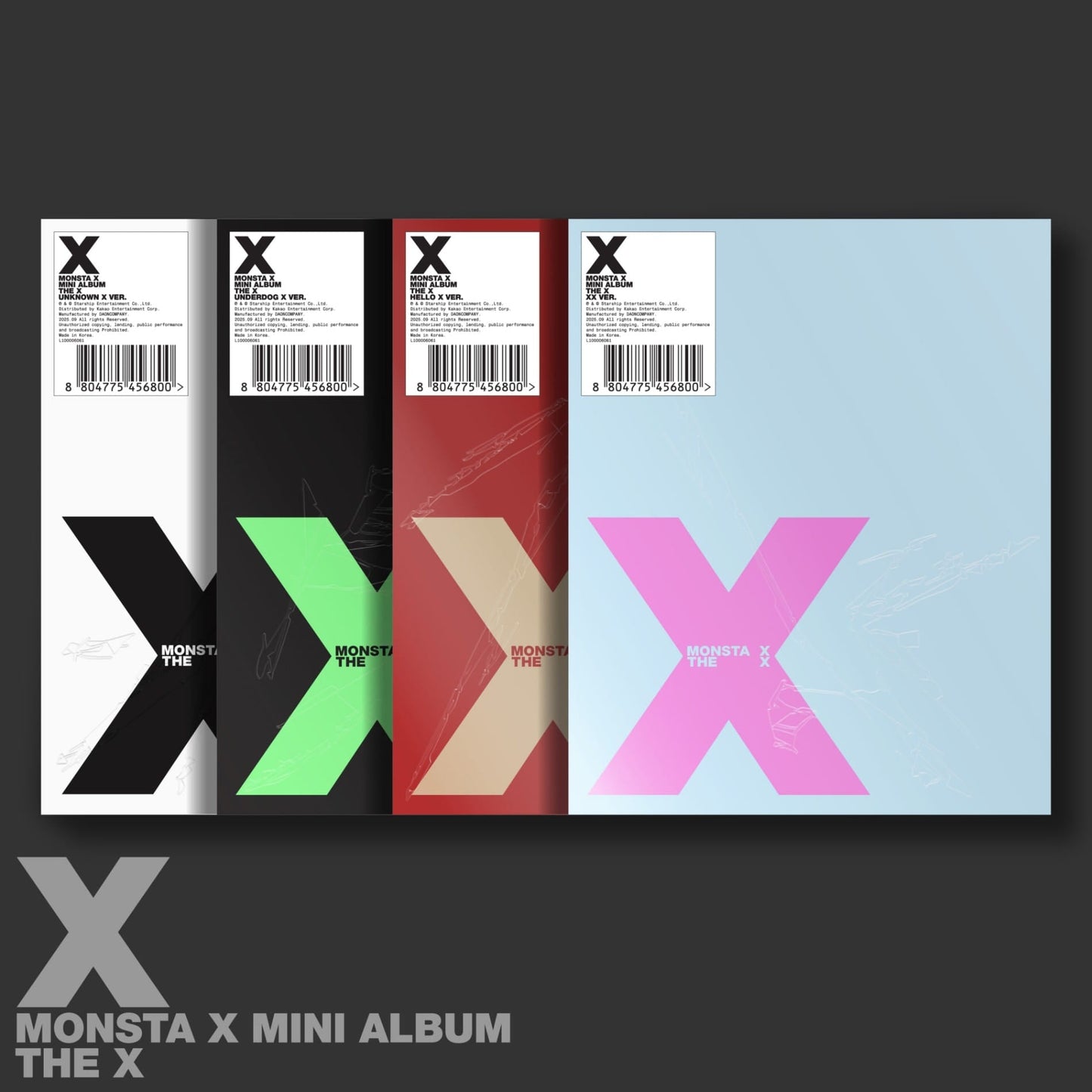[MONSTA X] MONSTA X MINI ALBUM THE X