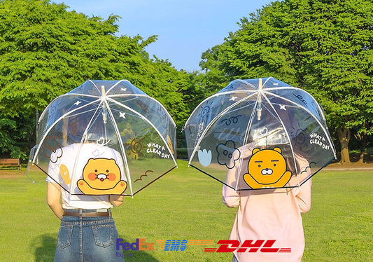 [KAKAO FRIENDS] Clear Dome Umbrella OFFICIAL MD