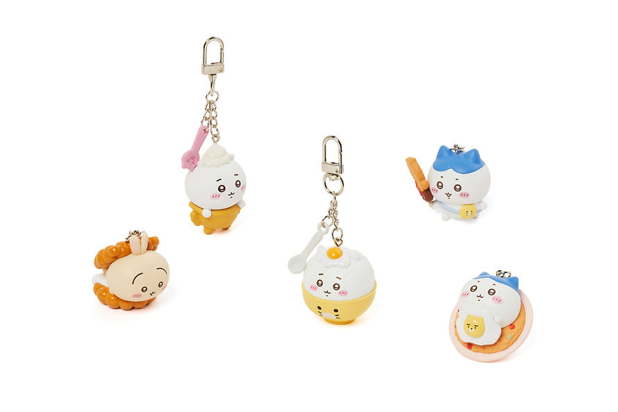 [KAKAO FRIENDS] chiikawa x kakao friends figure keyring full set