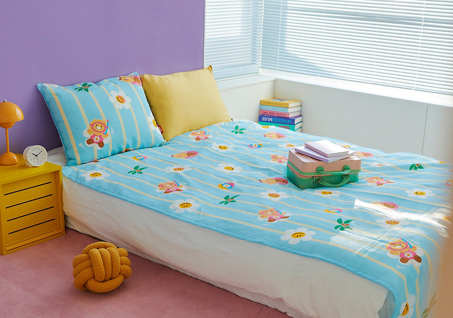 Wiggle Wiggle x Kakao Friends Cooling Blanket & Pillow Cover Set Chunsik Edition