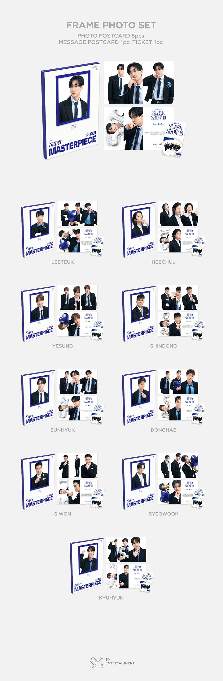 [SUPER JUNIOR] CONCERT <SUPER SHOW 10> OFFICIAL MD. Member ver.