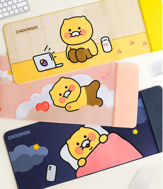 [KAKAO FRIENDS] Choonsik Wireless Charging Desk Pad 15W
