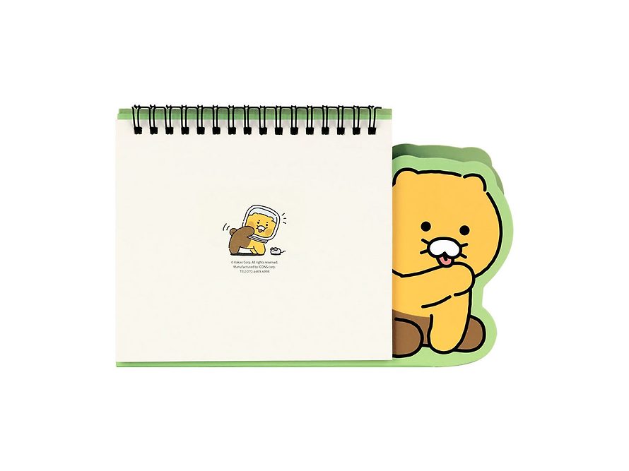 [KAKAO FRIENDS] Chunsik's Ordinary 2025 Tabletop Calendar Green OFFICIAL MD