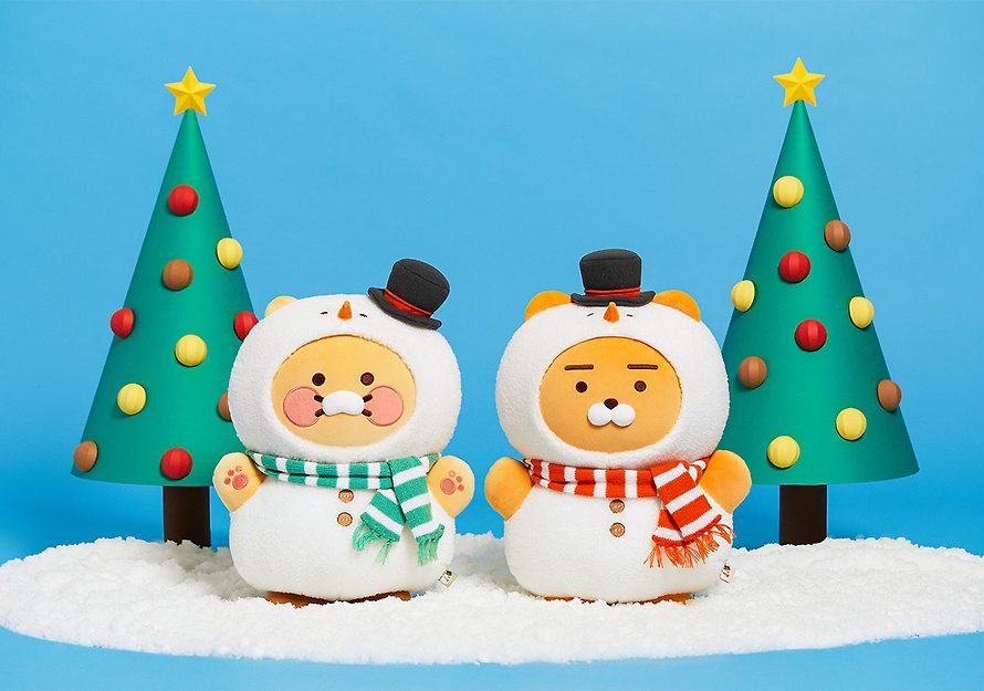 [KAKAO FRIENDS] Snowman doll Chunsik OFFICIAL MD