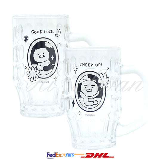 [KAKAO FRIENDS] Glass cup 2P set Ryan Choonsik OFFICIAL MD