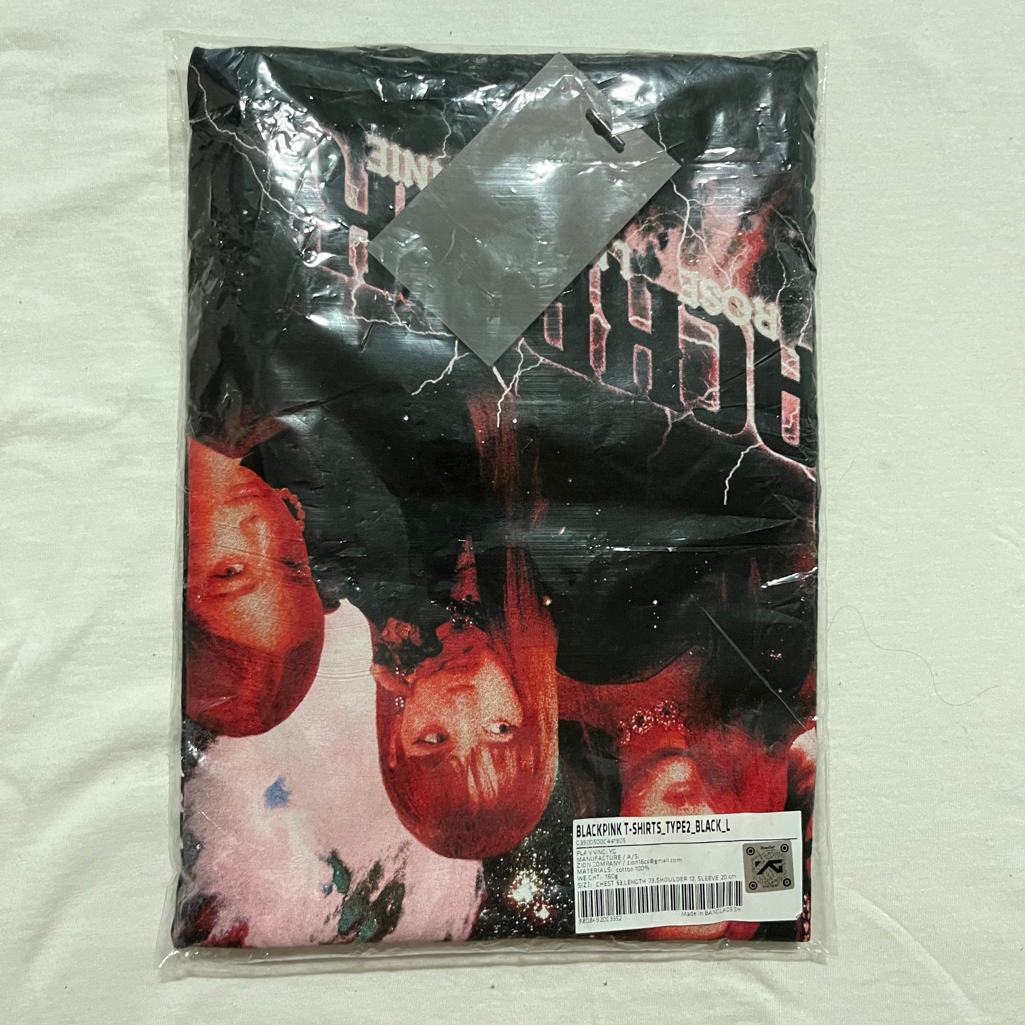 [BLACKPINK] t-shirts type2 black large