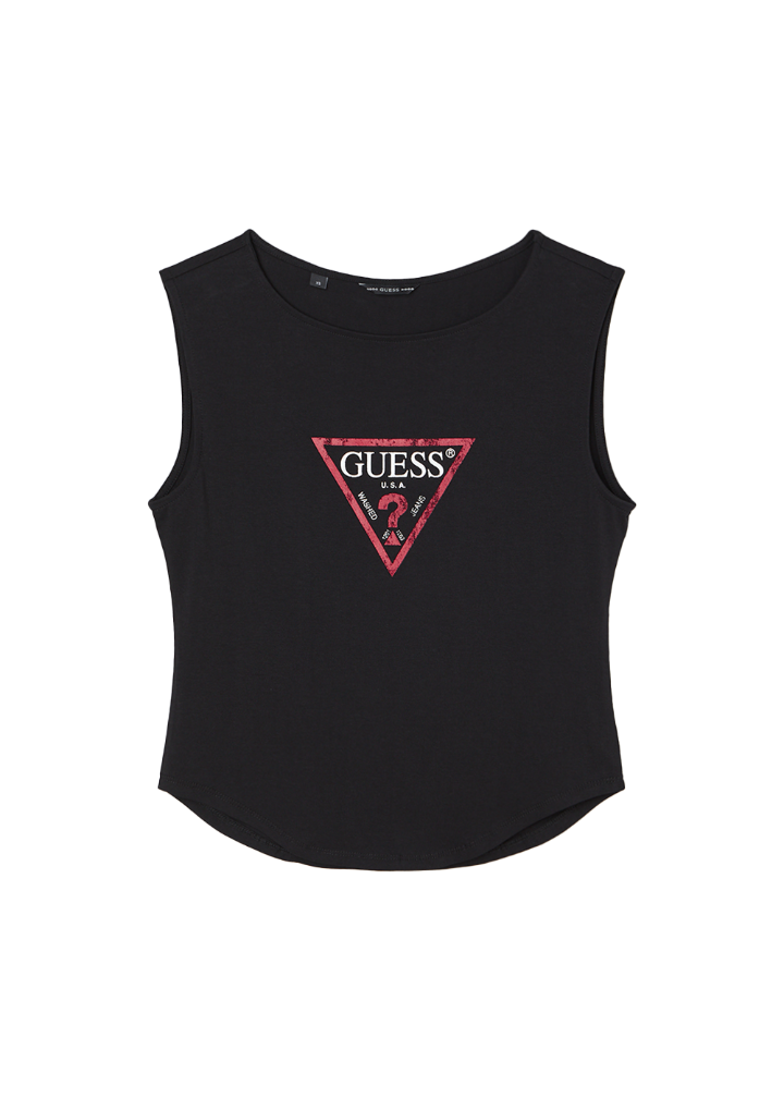 Women's Original Triangle Logo Tank Top Worn by NMIXX