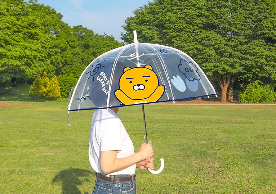 [KAKAO FRIENDS] Clear Dome Umbrella OFFICIAL MD