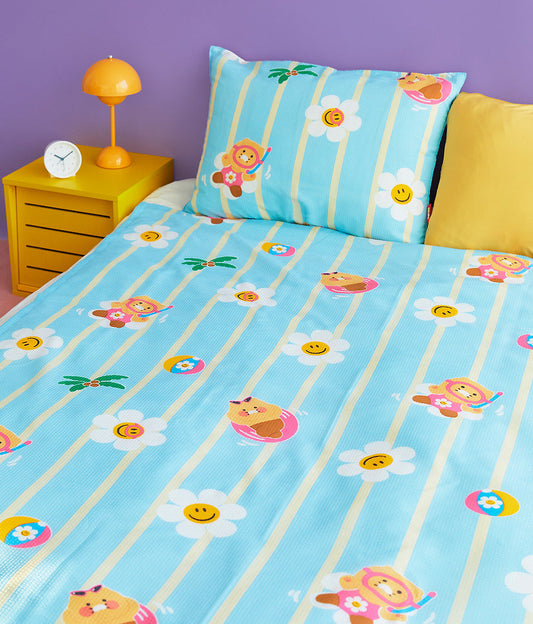 Wiggle Wiggle x Kakao Friends Cooling Blanket & Pillow Cover Set Chunsik Edition