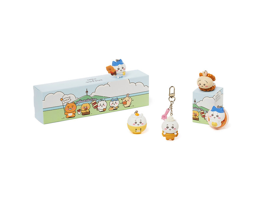 [KAKAO FRIENDS] chiikawa x kakao friends figure keyring full set