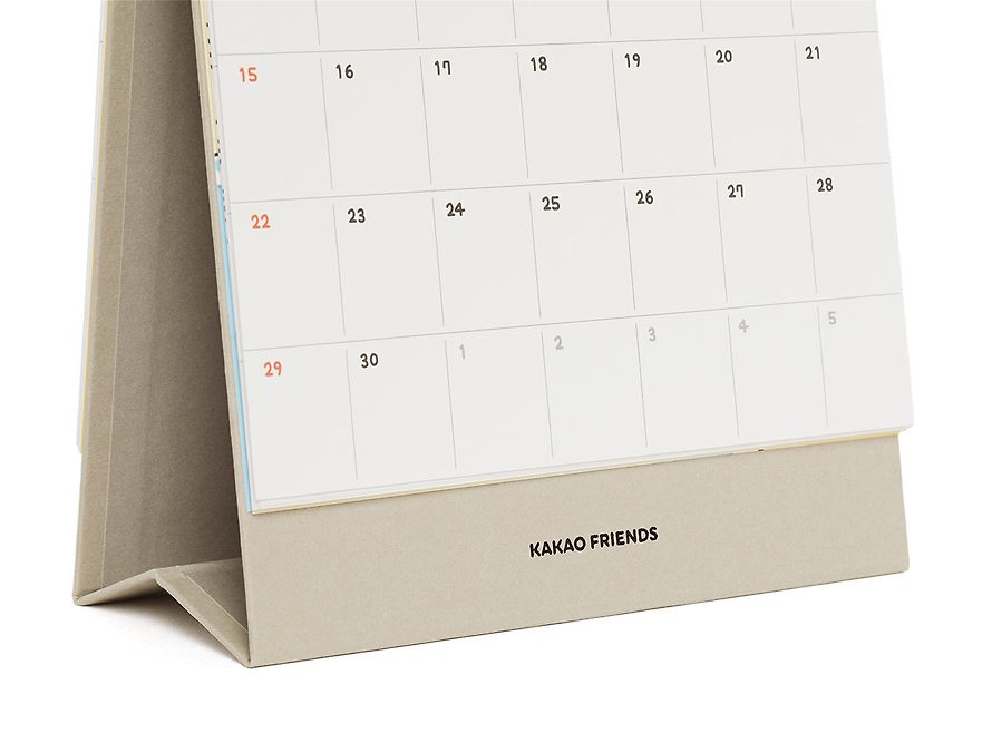 [KAKAO FRIENDS] 2025 Tabletop Calendar OFFICIAL MD