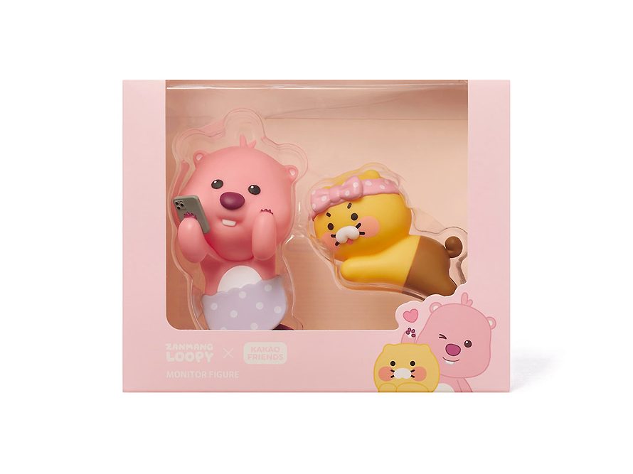 [KAKAO FRIENDS] Zanmang Loopy Monitor Figures Choonsik OFFICIAL MD