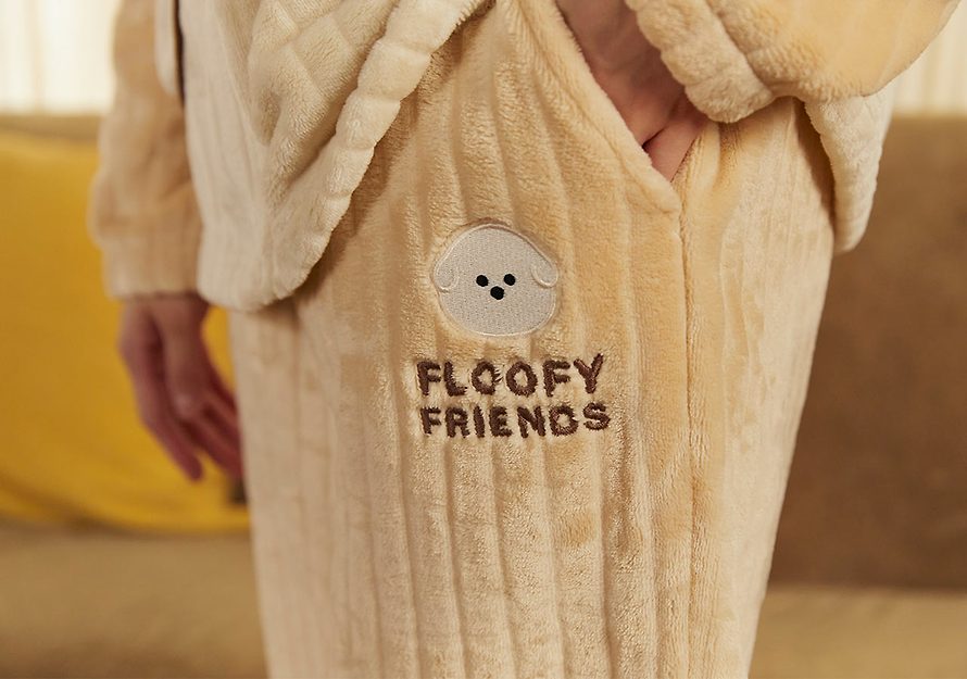 [KAKAO FRIENDS] Floofy Friends Zip up Fleece for Women OFFICIAL MD