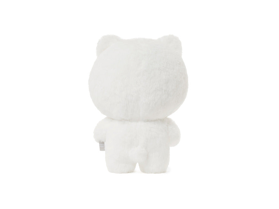 [KAKAO FRIENDS] White silver snowflake heart doll OFFICIAL MD