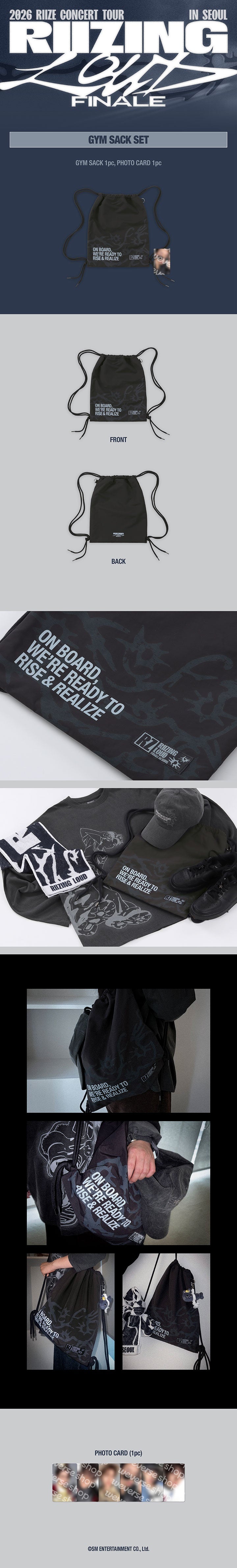 [RIZE] CONCERT TOUR [RIIZING LOUD] FINALE IN SEOUL OFFICIAL MERCH (Member)