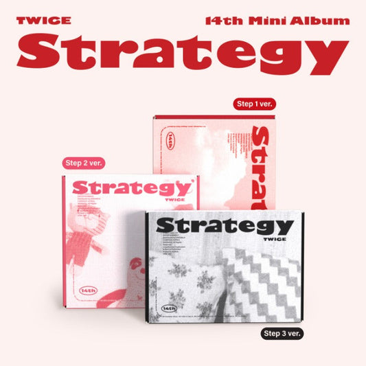 [TWICE] 14th mini album strategy (step1 ver. / step2 ver. / step3 ver.) set