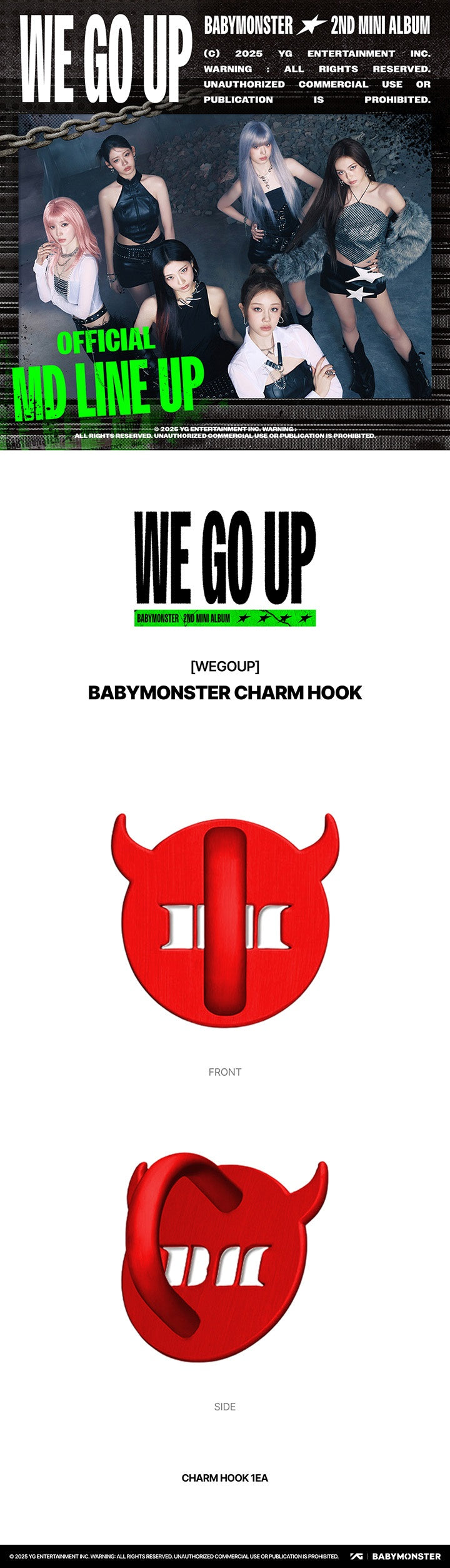 [BABYMONSTER] WE GO UP OFFICIAL MERCH