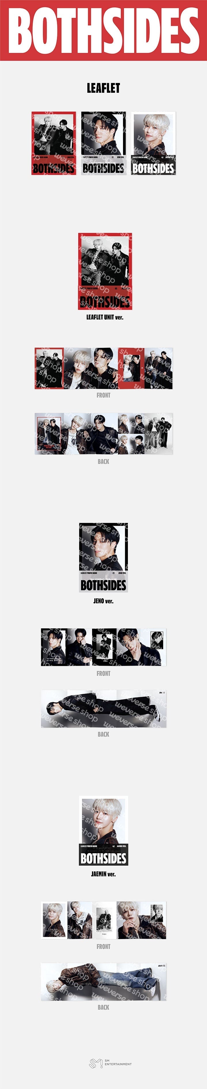 [NCT DREAM]NCT JNJM The 1st Mini Album [BOTH SIDES] OFFICIAL MD. (Photo)