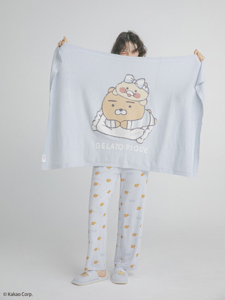 [KAKAO FRIENDS] kakao friends x gelato pique ryan & choonsik smoothie blanket