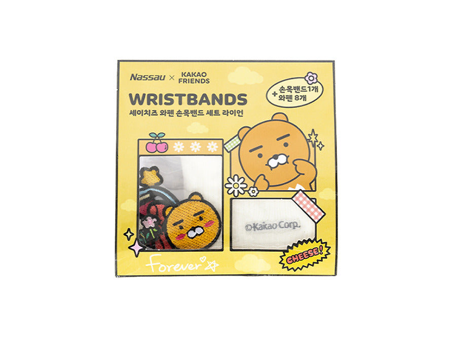 [KAKAO FRIENDS] say cheese wappen wristband set