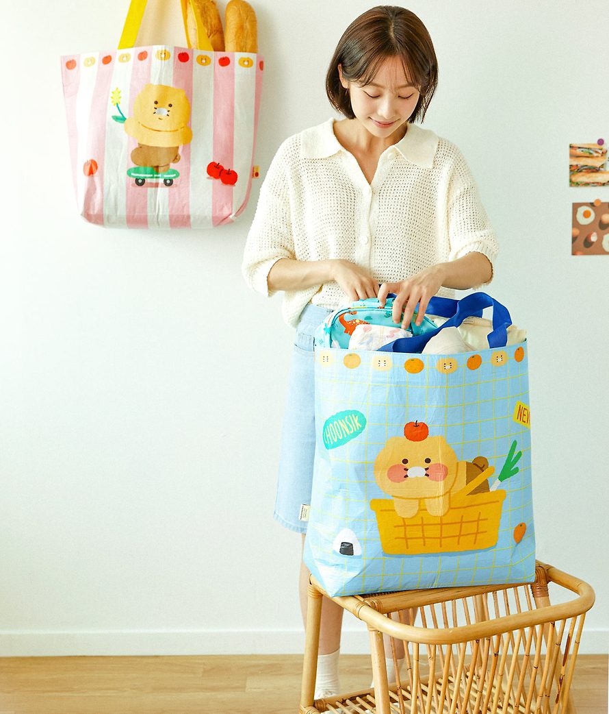 [KAKAO FRIENDS] Reusable Bag M/L Choonsik OFFICIAL MD