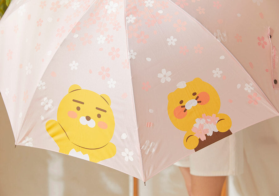 [KAKAO FRIENDS] Cherry Blossom Umbrella Choonsik & Ryan OFFICIAL MD