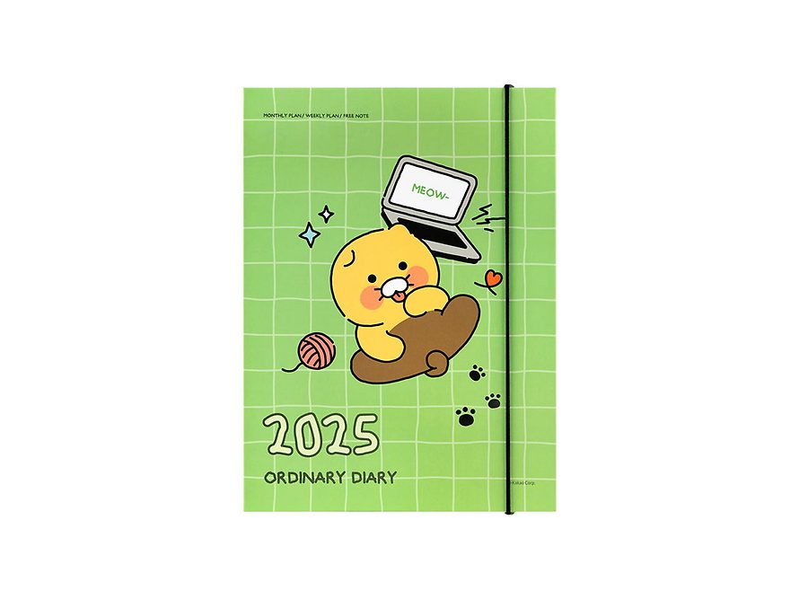 [KAKAO FRIENDS] Choonsik's Ordinary 2025 A5 Binder 6-hole Diary OFFICIAL MD