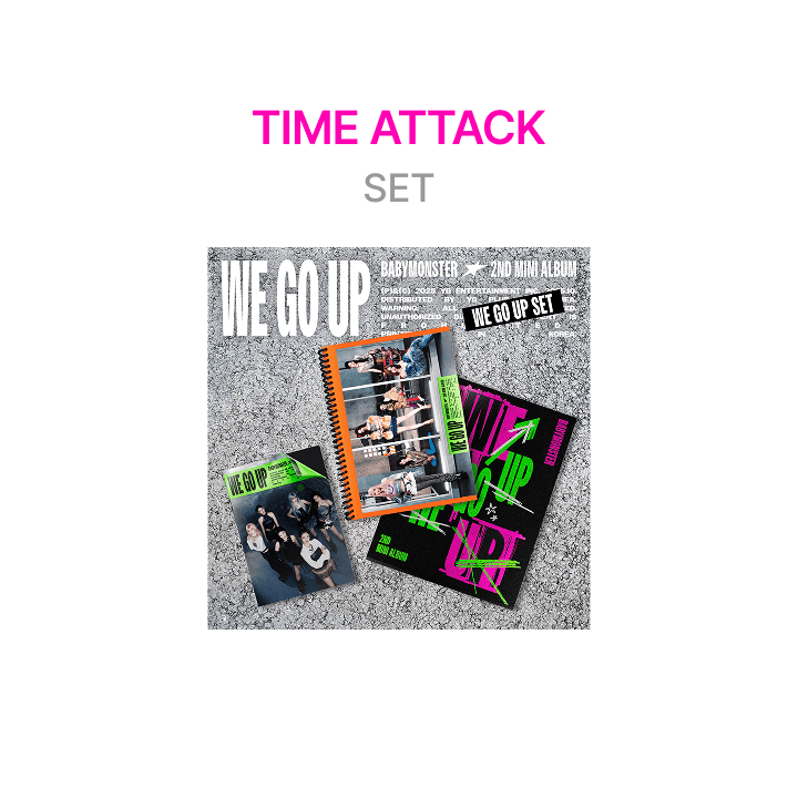 [BABYMONSTER] TIME ATTACK 2nd MINI ALBUM [WE GO UP]