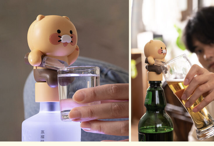 [KAKAO FRIENDS]Chunsik Aerating Dispenser (Soju & Wine Server)