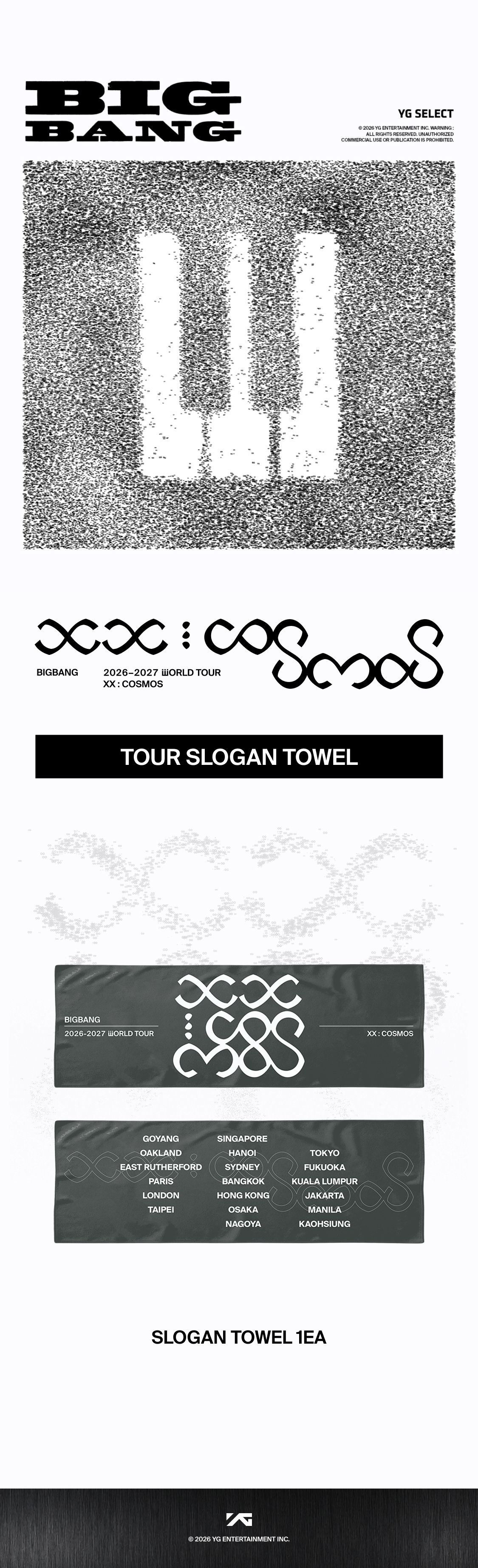 [BIGBANG]2026-2027 WORLD TOUR [XX : COSMOS] Official MD