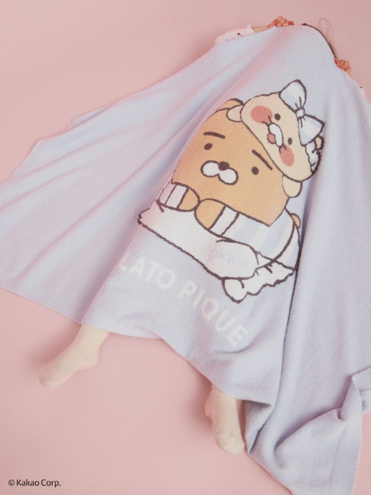 [KAKAO FRIENDS] kakao friends x gelato pique ryan & choonsik smoothie blanket