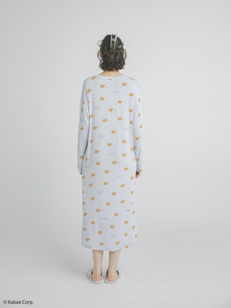 [KAKAO FRIENDS] kakao friends x gelato pique ryan & choonsik dress