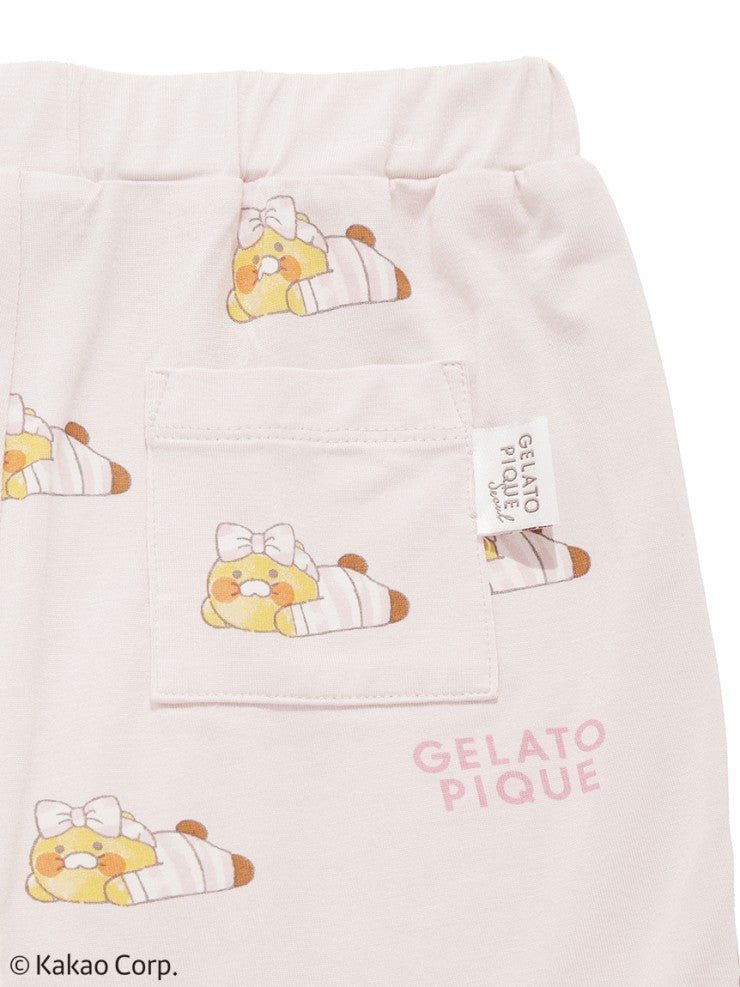 [KAKAO FRIENDS] kakao friends x gelato pique kids ryan & choonsik short-sleeve & shorts set
