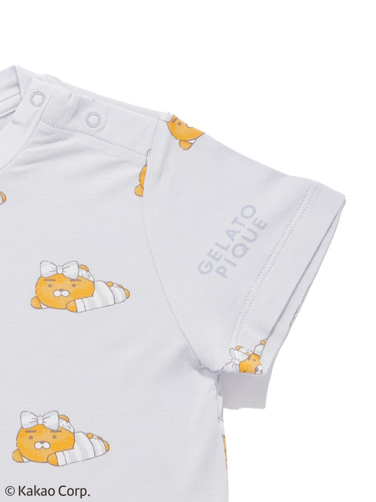 [KAKAO FRIENDS] kakao friends x gelato pique baby ryan & choonsik short-sleeve & shorts set