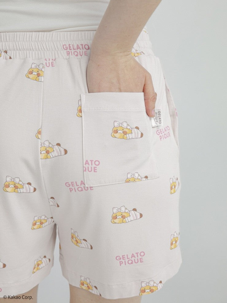 [KAKAO FRIENDS] kakao friends x gelato pique ryan & choonsik shorts