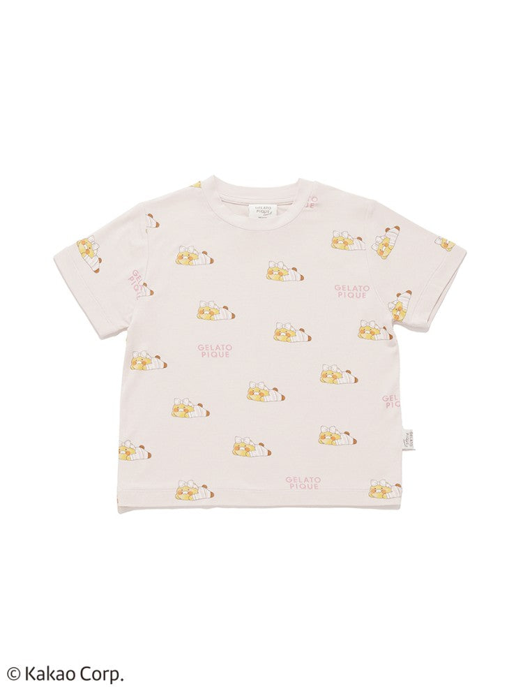 [KAKAO FRIENDS] kakao friends x gelato pique kids ryan & choonsik short-sleeve & shorts set