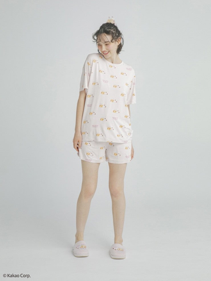 [KAKAO FRIENDS] kakao friends x gelato pique ryan & choonsik t-shirt