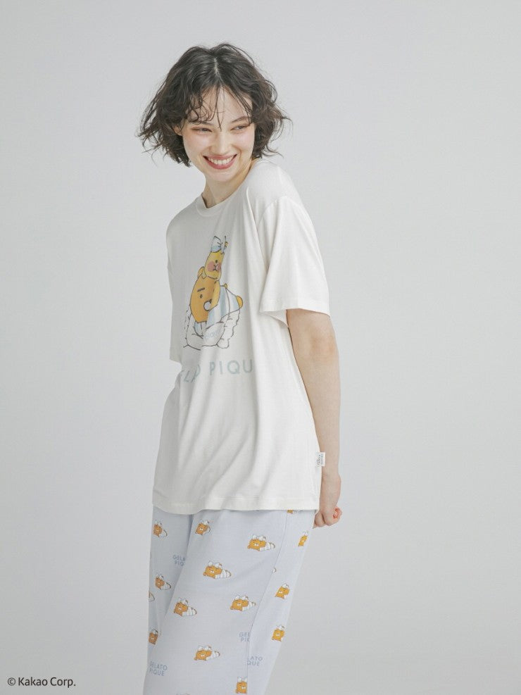 [KAKAO FRIENDS] kakao friends x gelato pique big ryan & choonsik t-shirt